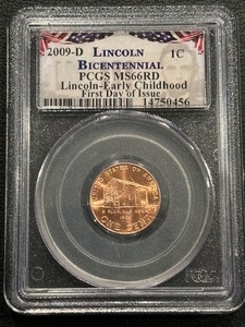2009-D Lincoln Cent Early Childhood PCGS MS66 Red