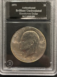 1971 Eisenhower Dollar Brilliant Uncirculated