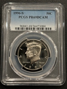 1996-S Kennedy Half Dollar Proof PCGS PR69 Deep Cameo