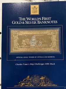 Gold and Silver Banknote