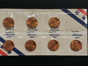 1982 Lincoln Cent Collection