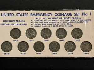 Silver War Nickel Set