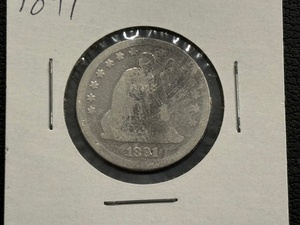 1891 Liberty Seated Quarter