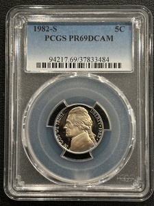 1982-S Jefferson Nickel Proof PCGS PR69 Deep Cameo
