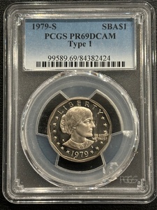 1979-S Susan B. Anthony Dollar Proof PCGS PR69 Deep Cameo Type 1