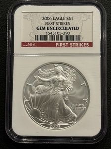 2006 Silver Eagle NGC Gem Uncirculated First Strike