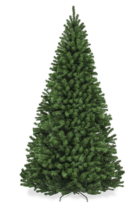 lot 215 image: Best Choice Products 9ft Premium Spruce Artificial Christmas Tree w Easy Assembly, Metal Hinges & Foldable Base