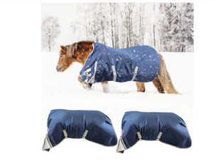 lot 128 image: LOT OF 4 Abbylike Horse Blankets 1800D Waterproof Horse Blanket