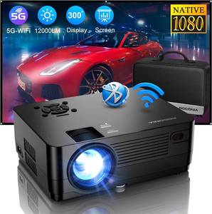 lot 432 image: ROCONIA 5G WiFi Bluetooth 4K Support Native 1080P, 1000LM Q6