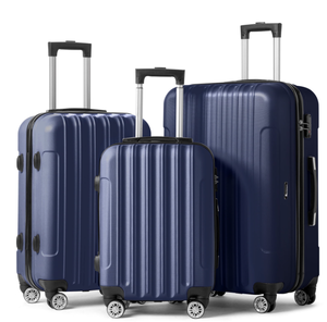 lot 58 image: 3PCS Zimtown Nested Spinner Suitcase Luggage Set With TSA Lock