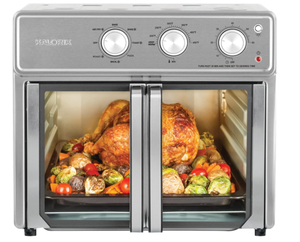 lot 66 image: Kalorik MAXX 26-Quart Stainless Steel Air Fryer Toaster Oven Combo