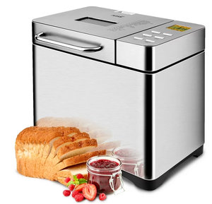 lot 87 image: KBS 19-in-1 2LB Bread Maker Machine Fully Automatic LCD Display,Stainless Steel Model# 013