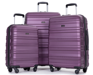 lot 97 image: 3PCS Tripcomp Hardside Luggage Set(212529) Lightweight Suitcase 4-Wheeled Suitcase Set