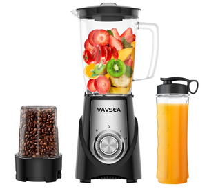 lot 112 image: VAVSEA 1000W Smoothie Blender for Shakes and Smoothies,  3IN1 Kitchen Personal Blenders