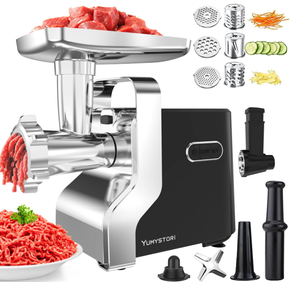 lot 123 image: Yumystori Meat Grinder, 3000W Max 5 in 1 Meat Grinder Electric