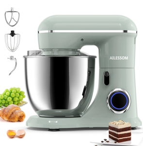 lot 142 image: Ailessom New Stand Mixer,6.5-QT 660W 10-Speed Tilt-Head Kitchen Electric Mixer