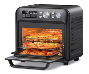 lot 154 image: TaoTronics 19QT Air Fryer, 15-in-1 Large Capacity Smart Toaster Oven Countertop with Fits 12-inch Pizza, 6-Slice Toast