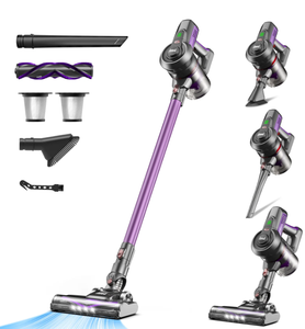 lot 233 image: INSE N600 INSE Cordless Vacuum Cleaner,6-in-1 Stick Handheld Vacuum 25kPa Ultra-Light for Carpet Floor Pet Hair