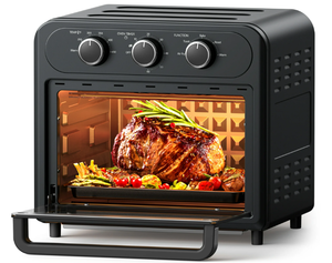 lot 245 image: TaoTronics Air Fryer, 1700W 14.8 Quart, 5 in 1 Toaster Oven Countertop, Oil-Less Cooking, Stainless Steel