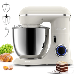 lot 248 image: Ailessom New Stand Mixer,6.5-QT 660W 10-Speed Tilt-Head Kitchen Electric Mixer