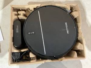 lot 308 image: PrettyCare Robot Vacuum Cleaner with 2800Pa,Featured Carpet Boost,Tangle-Free,Ultra Slim,Self-Charging C1