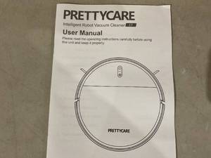 lot 309 image: PrettyCare Robot Vacuum Cleaner with 2800Pa,Featured Carpet Boost,Tangle-Free,Ultra Slim,Self-Charging C1