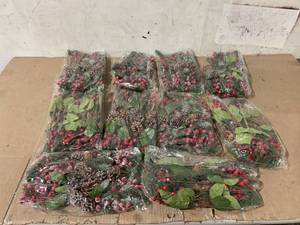 lot 207 image: LOT of 10 Winter Snow Covered Greenery