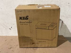 lot 252 image: KBS 19-in-1 2LB Bread Maker Machine Fully Automatic LCD Display, Stainless Steel