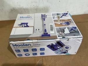 lot 105 image: MOOLAN Cordless Vacuum Cleaner, 6 in 1 Powerful Suction Lightweight Stick Vacuum