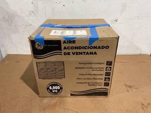 lot 55 image: GE 6,000 BTU Electronic Window Air Conditioner for Small Rooms up to 250 sq ft