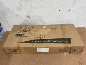 lot 77 image: GLARRY Full Size Electric Guitar with Amp and Accessories Pack Guitar Bag