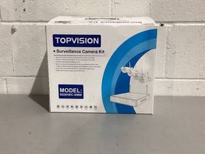 lot 430 image: TOPVISION 4pcs Wired Security Camera System