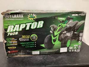 lot 532 image: Yamaha 12V Raptor ATV Powered Ride-on