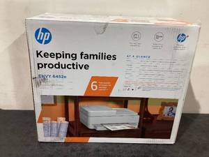 lot 538 image: HP ENVY 6452e All-in-One Wireless Color Inkjet Photo Printer