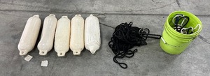lot 36 image: MISC ROPES AND BUMPERS