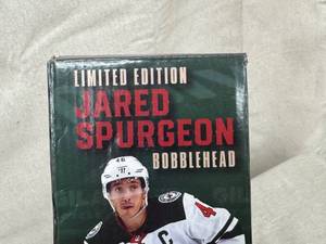 lot 9 image: Limited Edition Jared Spurgeon Bobblehead