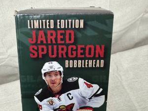 lot 10 image: Limited Edition Jared Spurgeon Bobblehead