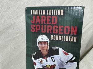lot 19 image: Limited Edition Jared Spurgeon Bobblehead