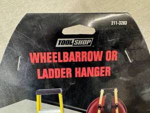 lot 43 image: WheelbarrowLadder Hangers