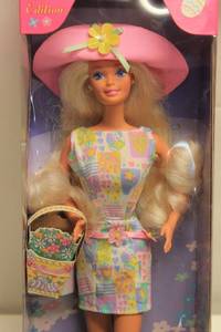 lot 7 image: Easter Style Barbie Special Edition Doll