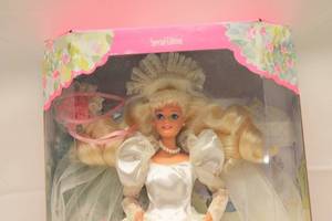 lot 48 image: Special Edition Rose Bride Barbie Doll