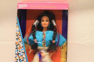lot 70 image: Native American Barbie Second Edition - Dolls of the World Collection