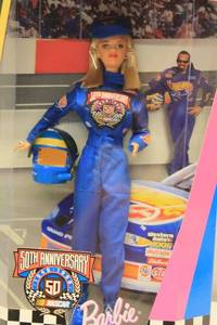 lot 75 image: Barbie NASCAR 50th Anniversary Collector Edition Doll