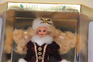 lot 84 image: Special Edition Happy Holidays Barbie Doll