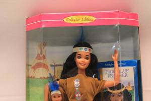 lot 113 image: American Indian Barbie Doll - Collector Edition