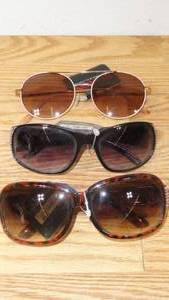 lot 28 image: 3 Pairs of Womens Fashion Sun Glasses