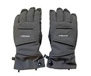 lot 47 image: Head Unisex Large Gray Sensatec DuPont Sorona Insulation Ski Gloves