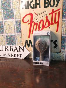 lot 82 image: Kohler Prosecco Multifunction Brushed Nickel Handheld Shower