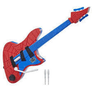 lot 110 image: Hasbro Spider-Punk Web Blast Guitar