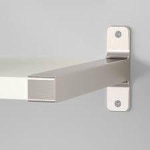 lot 117 image: GRANHULT Bracket, nickel plated, 11 x4   2 pack